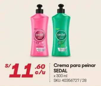 Hiperbodega Precio Uno Crema para Peinar Sedal 300ml oferta