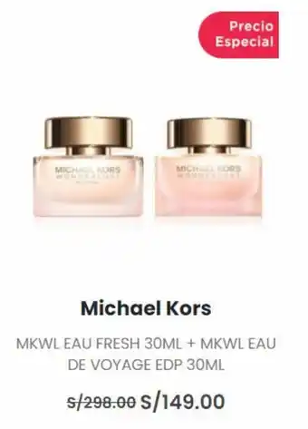 Michael Kors MKWL Eau fresh 30 ml + MKWL Eau De Voyage Edp 30 ml