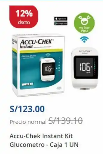 Accu-Chek Instant Kit Glucometro - Caja 1 UN