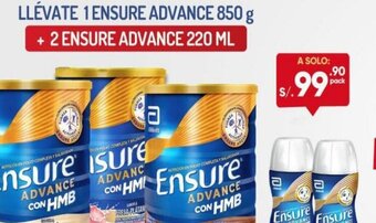 Llevate 1 Ensure Advance 850g