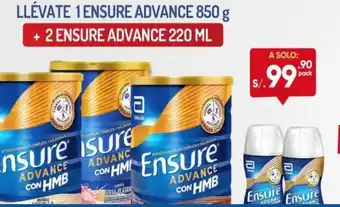 Boticas Perú Llevate 1 Ensure Advance 850g oferta