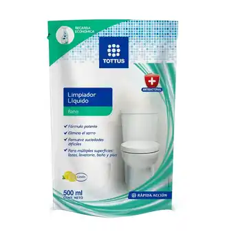 Tottus Limpiador liquido antibacterial bano tottus oferta