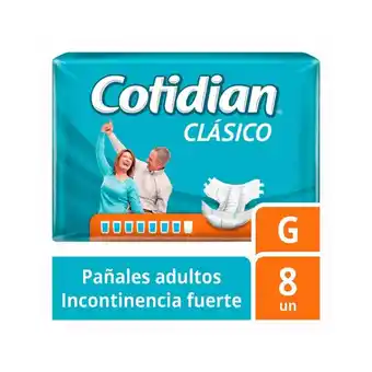 Tottus Pañales cotidian clásico unisex incontinencia g 8 unidades oferta