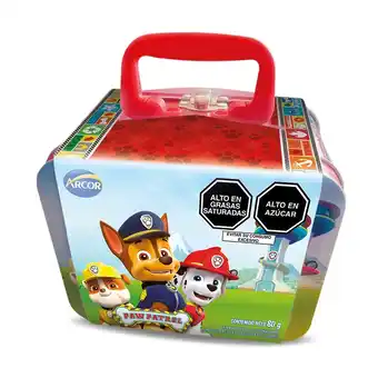 Tottus Lata paw patrol arcor 80 gr oferta