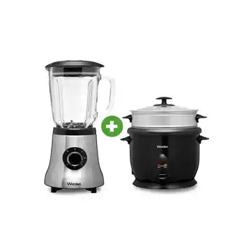 Tottus Combo licuadora 800w 1.5 lt olla arrocera con vaporera 1.8 lt oferta