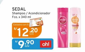 Mifarma SEDAL Shampoo / Acondicionador Fco. x 340 ml oferta