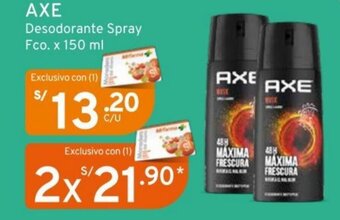 Mifarma AXE Desodorante Spray Fco. x 150 ml oferta