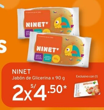 Mifarma NINET Jabon de Glicerina x 90g oferta
