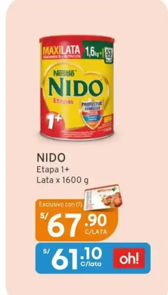 Mifarma NIDO Etapa 1+ Lata x 1600g oferta