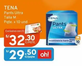 Mifarma TENA Pants Ultra Talla M Pqte x 10 und oferta