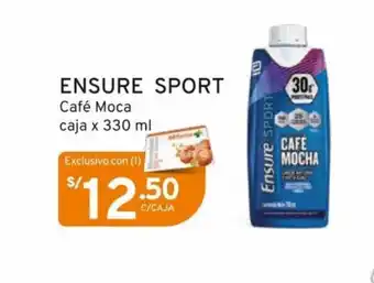 Mifarma ENSURE SPORT Cafe Moca caja x 330 ml oferta