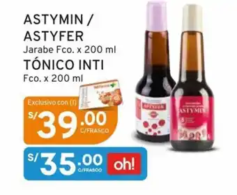 Mifarma ASTYMIN / ASTYFER Jarabe Fco . 200 ml TONICO INTI Fco. x 200 ml oferta