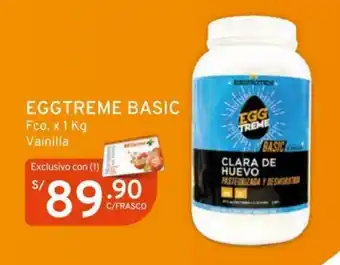 Mifarma EGGTREME BASIC Fco. x 1kg Vainilla oferta