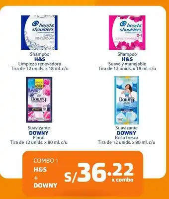 Makro Combo 1 h&s + downy oferta