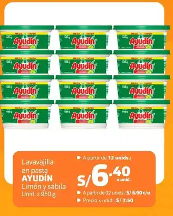 Makro Lavavajilla en pasta ayudín 950g oferta