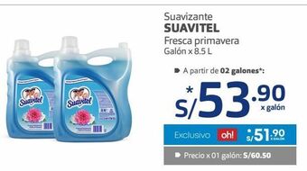 Makro Suavizante suavitel fresca primavera galón x 8.5 l oferta