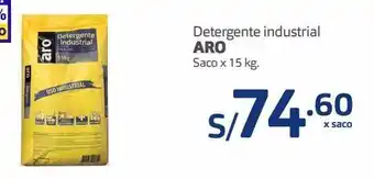 Makro Detergente industrial aro saco x 15 kg. oferta