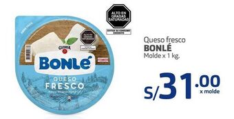 Makro Queso fresco bonlé molde x 1 kg. oferta