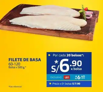 Makro Filete de basa 60-120 bolsa x 500 g oferta
