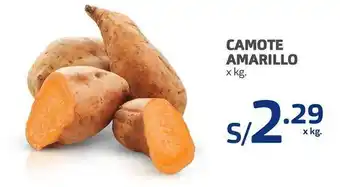Makro Camote amarillo kg oferta