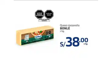 Makro Queso mozarella bonlé oferta