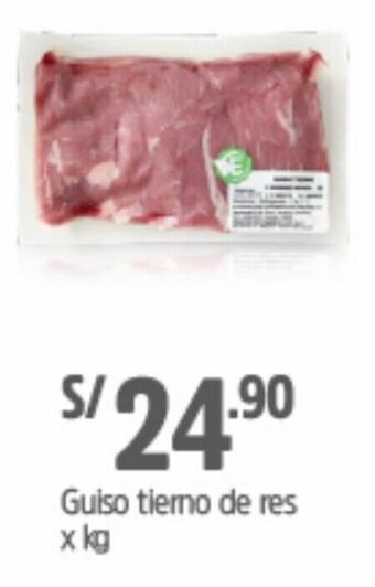 Plaza Vea Guiso Tierno de Res oferta