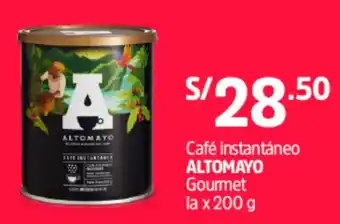 Plaza Vea Altomayo Café Instantáneo Gourmet 200g oferta