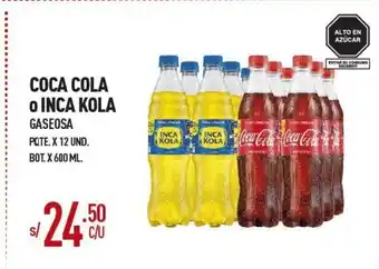 Vega Coca Cola o Inca Kola Gaseosa oferta