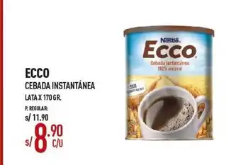 Vega ECCO Cebada Instantanea Lata x 170 gr oferta