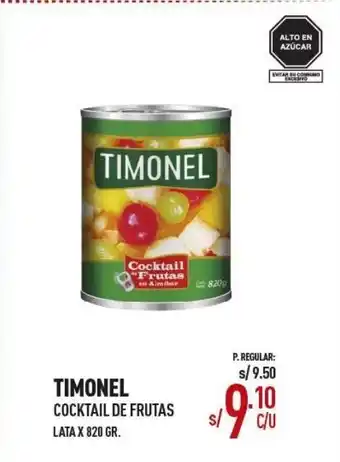 Vega TIMONEL Cocktail de Frutas Lata x 820 gr oferta