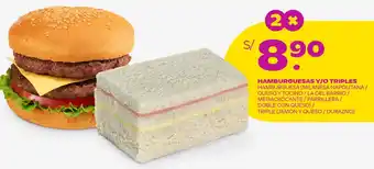 Tambo Hamburguesas Y/O Triples oferta