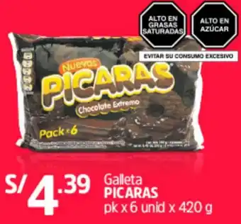 Plaza Vea Galleta Picaras 6x420g oferta