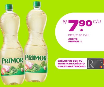 Tambo Aceite Primor 1L oferta
