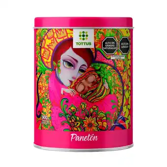 Tottus Panetón lata tottus mamá e hijo 900 gr oferta