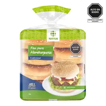 Tottus Pan hamburguesa oferta