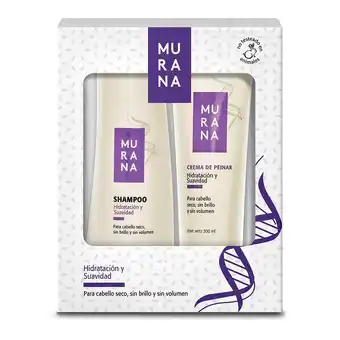 Tottus Pack murana shampoo+crema de peinar hidratación y suavidad 400 ml oferta