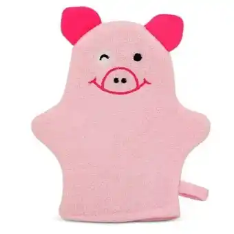 Tottus Guante de baño infantil cerdito oferta