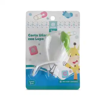 Tottus Corta uñas con lupa verde oferta