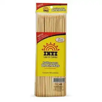 Tottus Palitos para brochetas 25 cm oferta