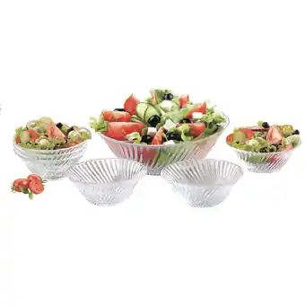 Tottus Set 7 piezas ensaladera + 6 bowls oferta