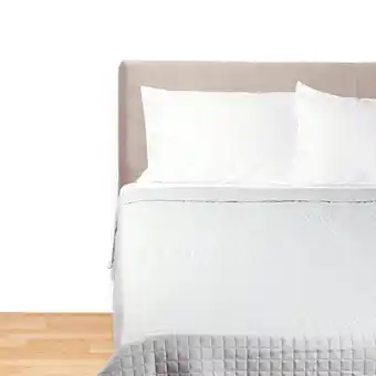 Tottus Cubrecama rollo queen gris oferta