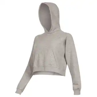 Tottus Polera franela crop capuc xl gri oferta