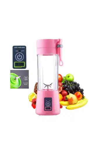 Tiendas EFE Mini licuadora portátil usb - rosado oferta