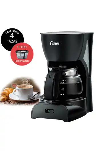 Tiendas EFE Cafetera oster bvstdcdr5b de 4 tazas oferta