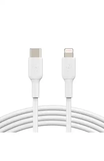 Tiendas EFE Cable usb-c a lightning bosst chargue belkin 1mt - blanco oferta