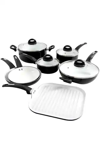 Tiendas EFE Set de ollas oster herstal 11 piezas aluminio oferta