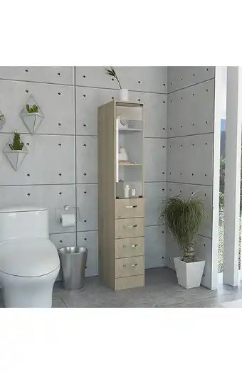 Tiendas EFE Torre baño tuhome vanguard - rovere/blanco oferta