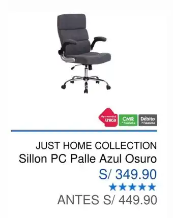 Maestro Just Home Collection Sillon PC Palle Azul Osuro oferta