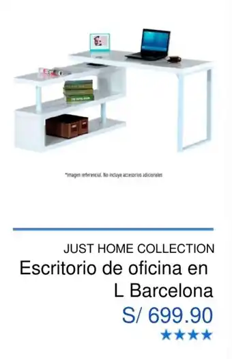 Maestro Just Home Collection Escritorio de Oficina en L Barcelona oferta