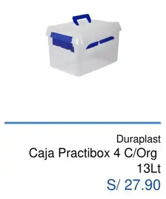 Maestro Duraplast Caja Practibox 4 c/Org 13lt oferta